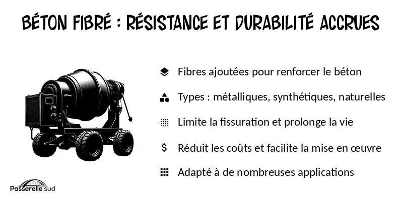 Tout savoir sur le béton fibré : caractéristiques, utilisations et conseils