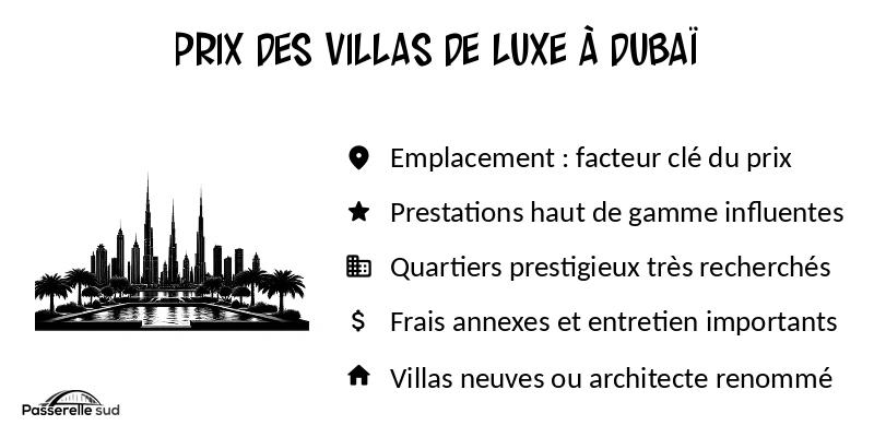 Combien coûte une villa de luxe à Dubai ?